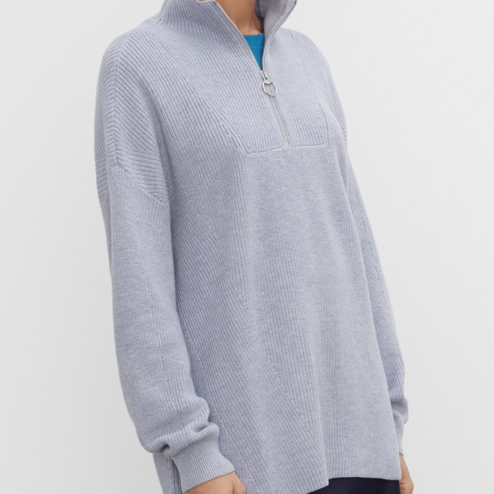 Club Monaco Quarter Zip Pullover Sweater